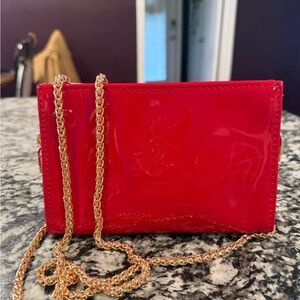 YSL Beautè Red Patent Leather Bag